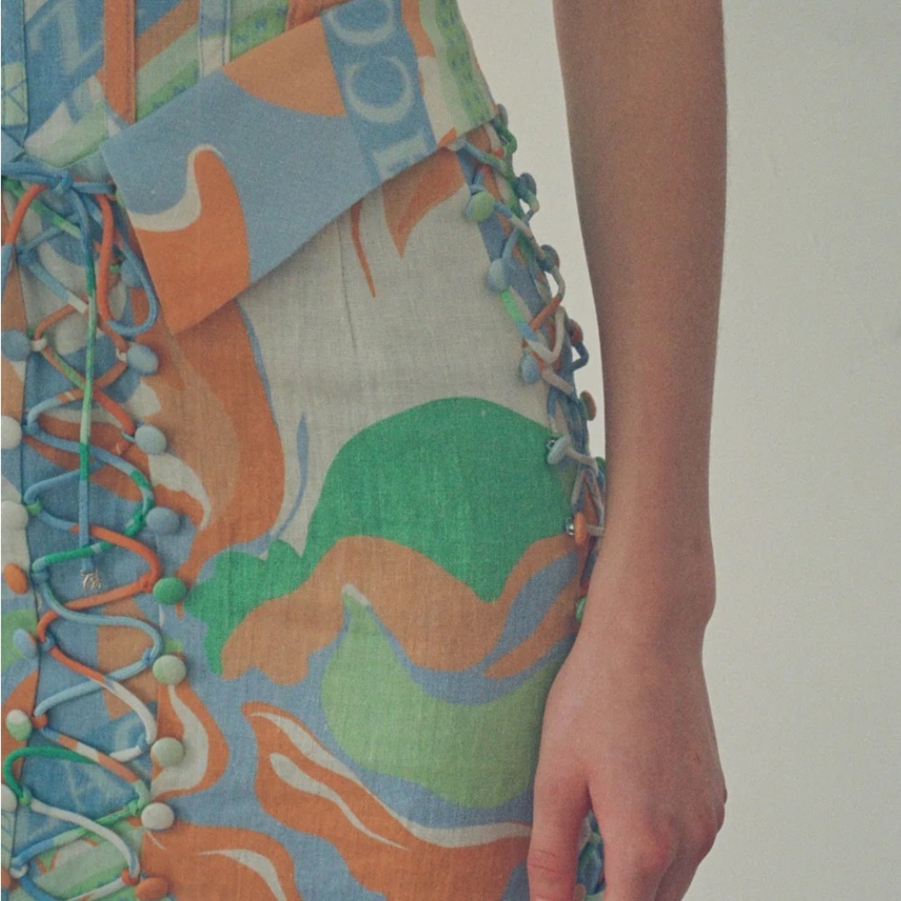 Sabo Skirt - Zaco - Tyra Lace Up Dress - Calista Aliza - Picture 3 of 5